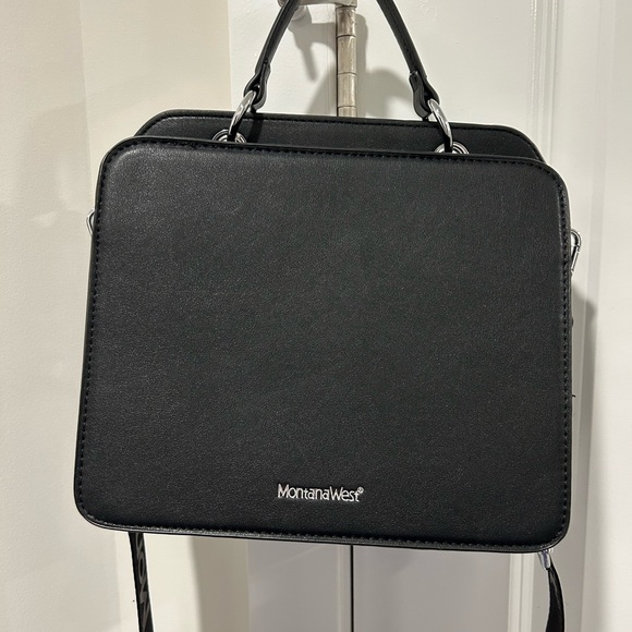 Montana West Black Quilted Crossbody Bag - Picture 4 of 9